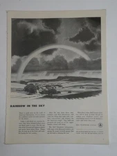 Magazine Ad* - 1943 - AT&T / Bell System - World War II -  Rainbow in the Sky