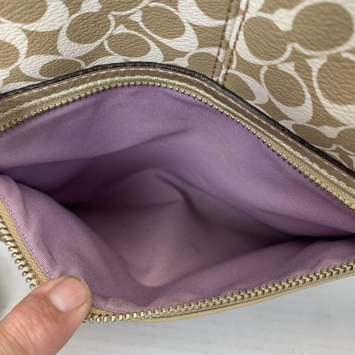 COACH Heritage Stripe Chelsea Hobo Shoulder Crossbody F16191 CLEAN and Complete - Picture 14 of 20