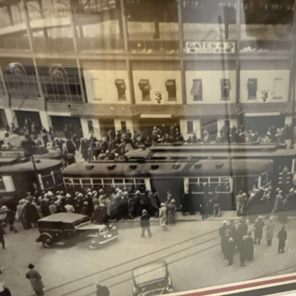 Iconic Wrigley Field - Front Entrance 1935 World Series - Sports Room Wall Decor - Image 3 of 4