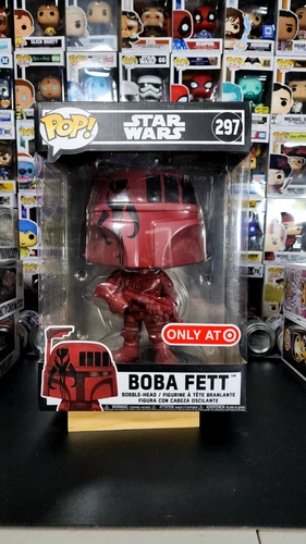 Funko Pop! Vinyl Jumbo 10 in: Star Wars - Boba Fett (10 inch) (Burgundy) -...