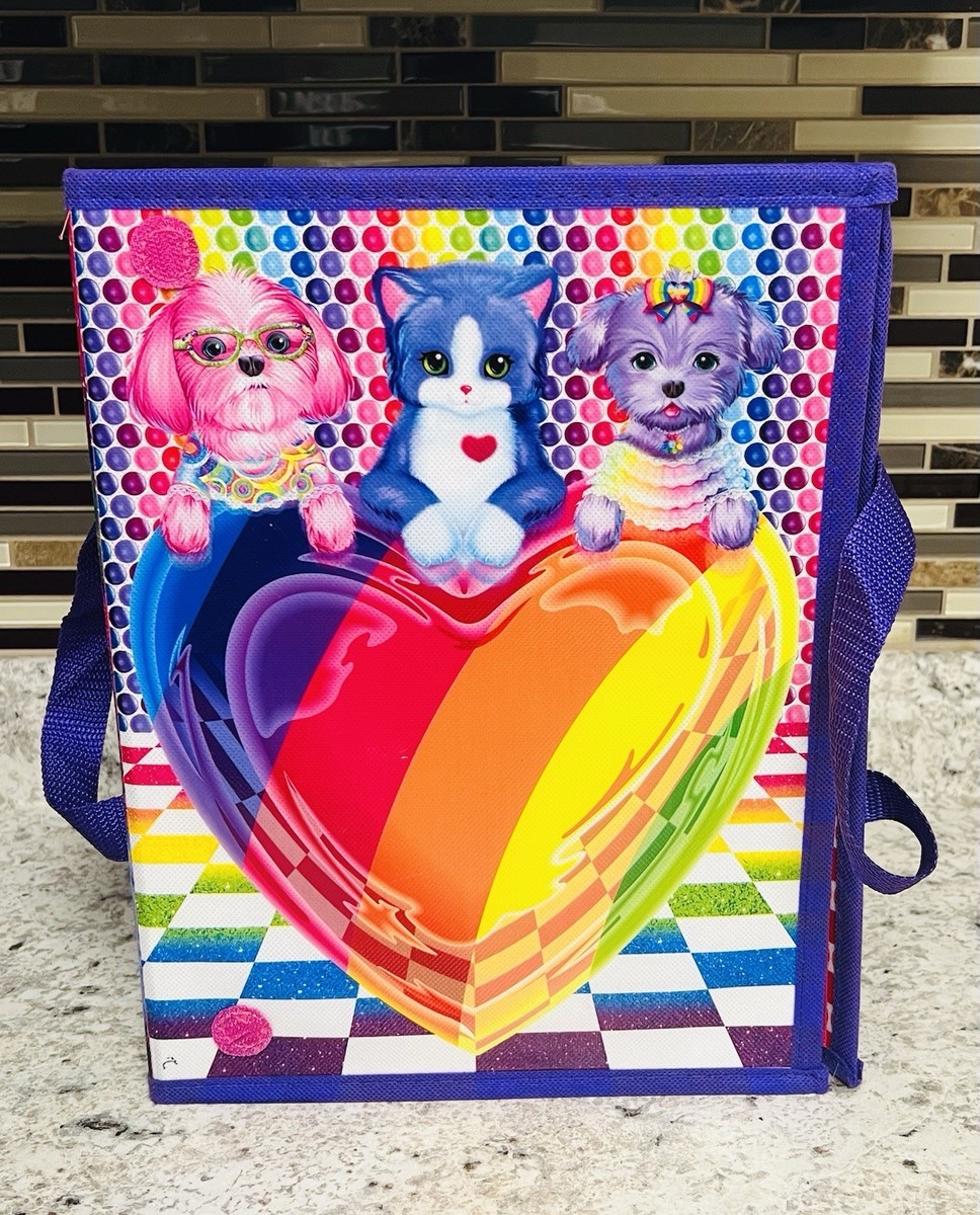 Lisa Frank Tri Fold “Tikanni Wolf” Art Case w/ Pockets | eBay