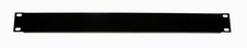 PROCRAFT RP1-FP 1U 16ga Formed Aluminum Rack Panel - Black Powder Coat 1 space 
