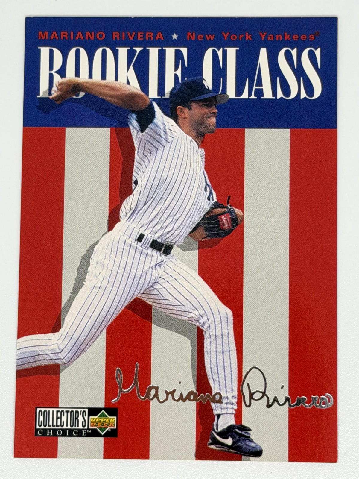 Mariano Rivera 1996 Collector's Choice #19 Silver Signature New York Yankees