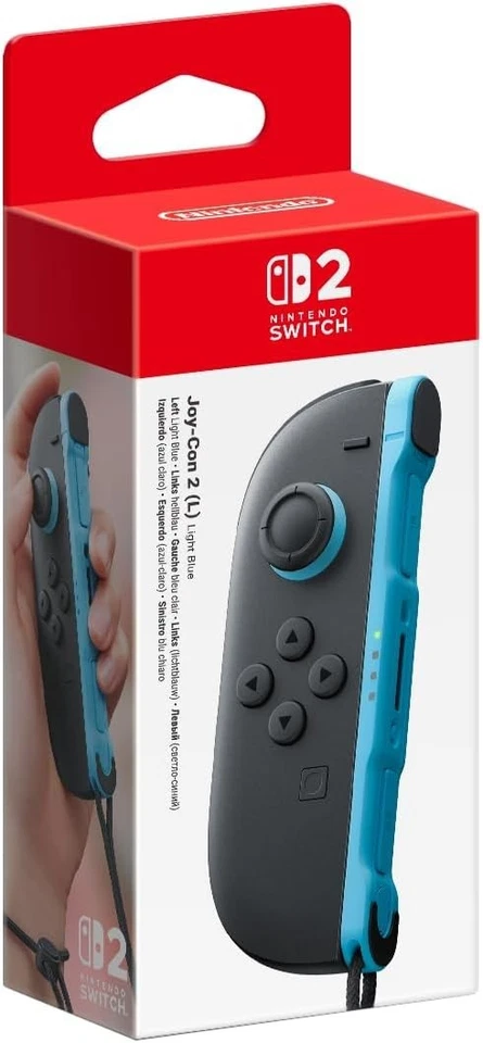 NINTENDO SWITCH 2 Joy-Con Contrôleur Gauche Lumière - Bleu