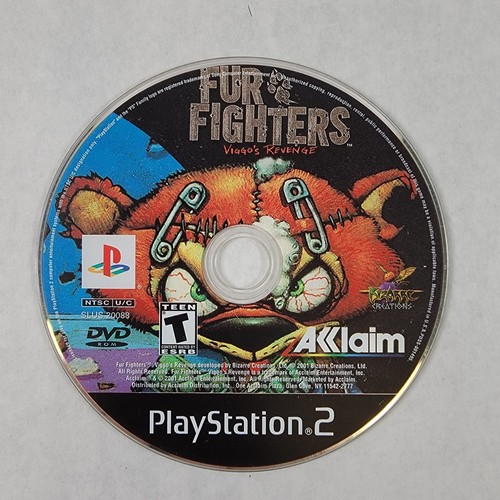 Fur & Fighters Viggo's Revenge - Loose Sony PS2 Playstation 2 Disc