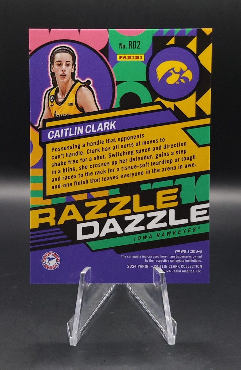 2024 Panini Caitlin Clark Collection Mosaic Razzle Dazzle #RD2