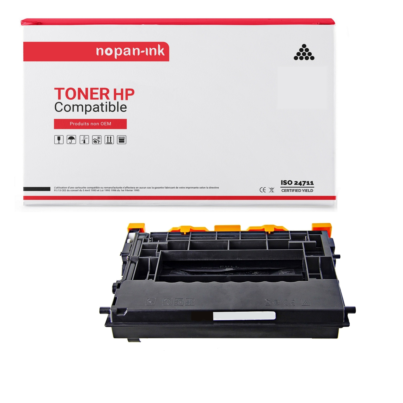 Toner W1470X 147X compatible noir haute capacité pour imprimante LaserJet Enterprise