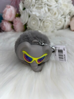 Bath & Body Works Wearable Elephant Furry Hand Sanitizer Pocket Bac Holder