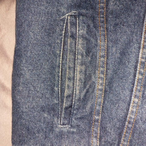 Sherpa Trucker LEVI'S Levi's VINTAGE GIUBBOTTO BLUE JEANS tg.L 501 - Foto 7 di 17