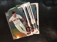 2015 Bowman BCP64 Jordan Betts 7 count all chrome lot Boston Red Sox