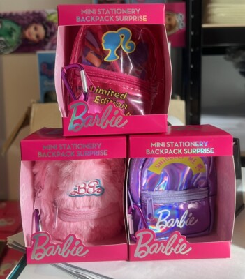 Barbie Mini Stationery Backpack Kids School Bag Clip Decoration Charm  Accessory UK