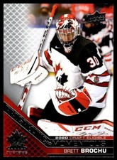 2022-23 Upper Deck Team Canada Juniors Brett Brochu #PM-28 Prospectus Momentous