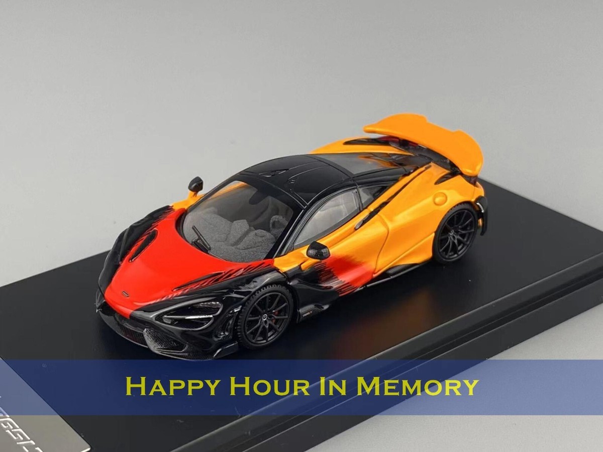 LCD models 1:64 Mclaren 765lt Diecast Super Car Model Gift Toys