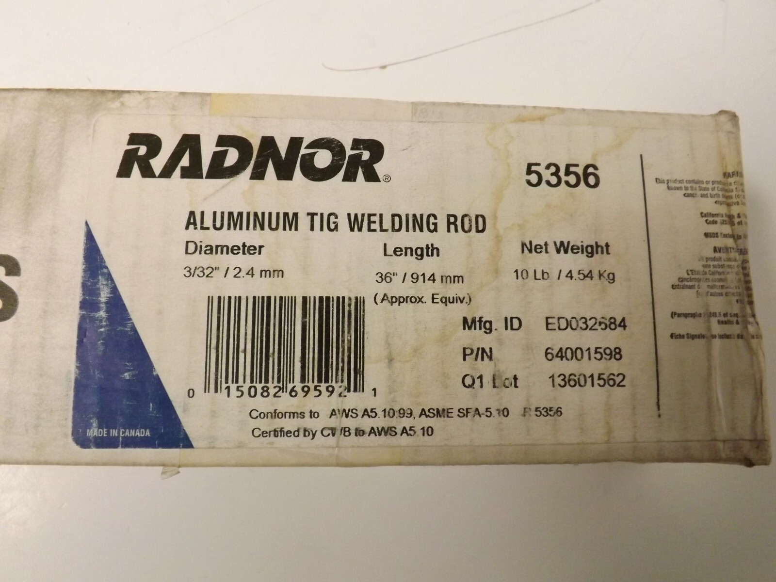 RADNOR 5356 3/32
