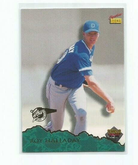 ROY HALLADAY 1995 SIGNATURE ROOKIES TETRAD YOU MAKE THE CALL CARD