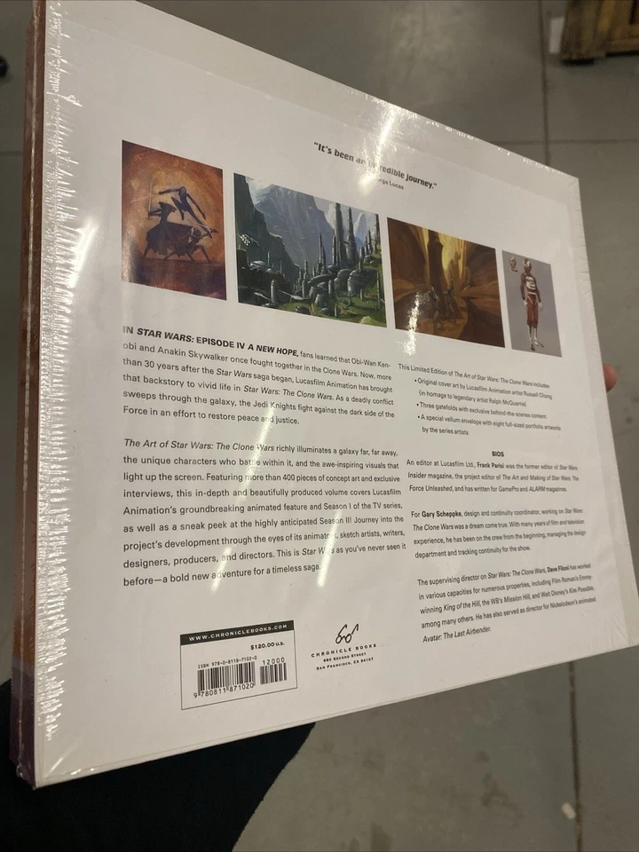 The Art of Star Wars The Clone Wars by Frank Parisi Gary Scheppke Hardcover Seal - Image 2 of 3