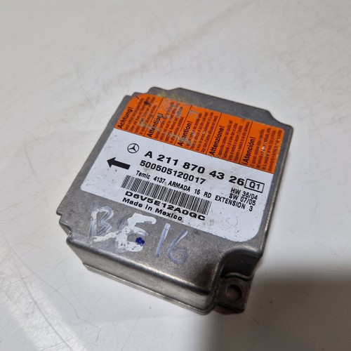 BE16* Mercedes Benz W211 W219 Airbagsteuergerät Steuergerät Airbag A2118704326