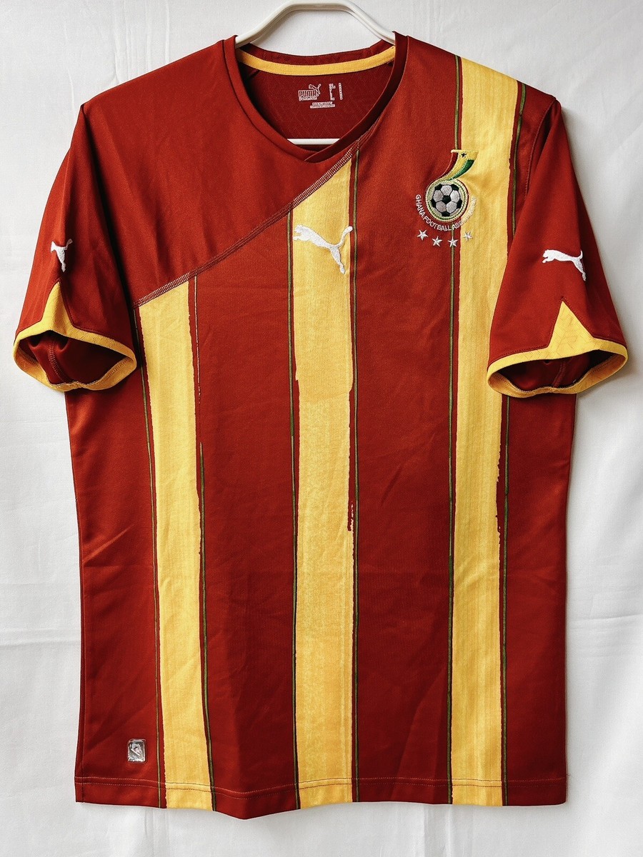 2010-11 Ghana Football Team Home Jersey Soccer Shirt Puma Size M