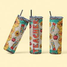 Personalized Teacher Appreciation Gift 20 Oz Stainless Steel Tumbler Free Ship