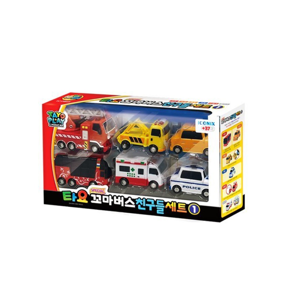 Tayo The Little Bus Special Friends Set 6pcs (Toto Cito Nuri Frank