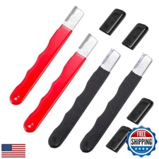 TorSor 4 Pack Pruning Shears Blade Sharpener Mini Portable Quick Edge Sharpen