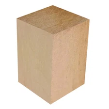 Basswood Bottle Stopper 2x 2x 3- Turning Wood Blank- Free US Shipping