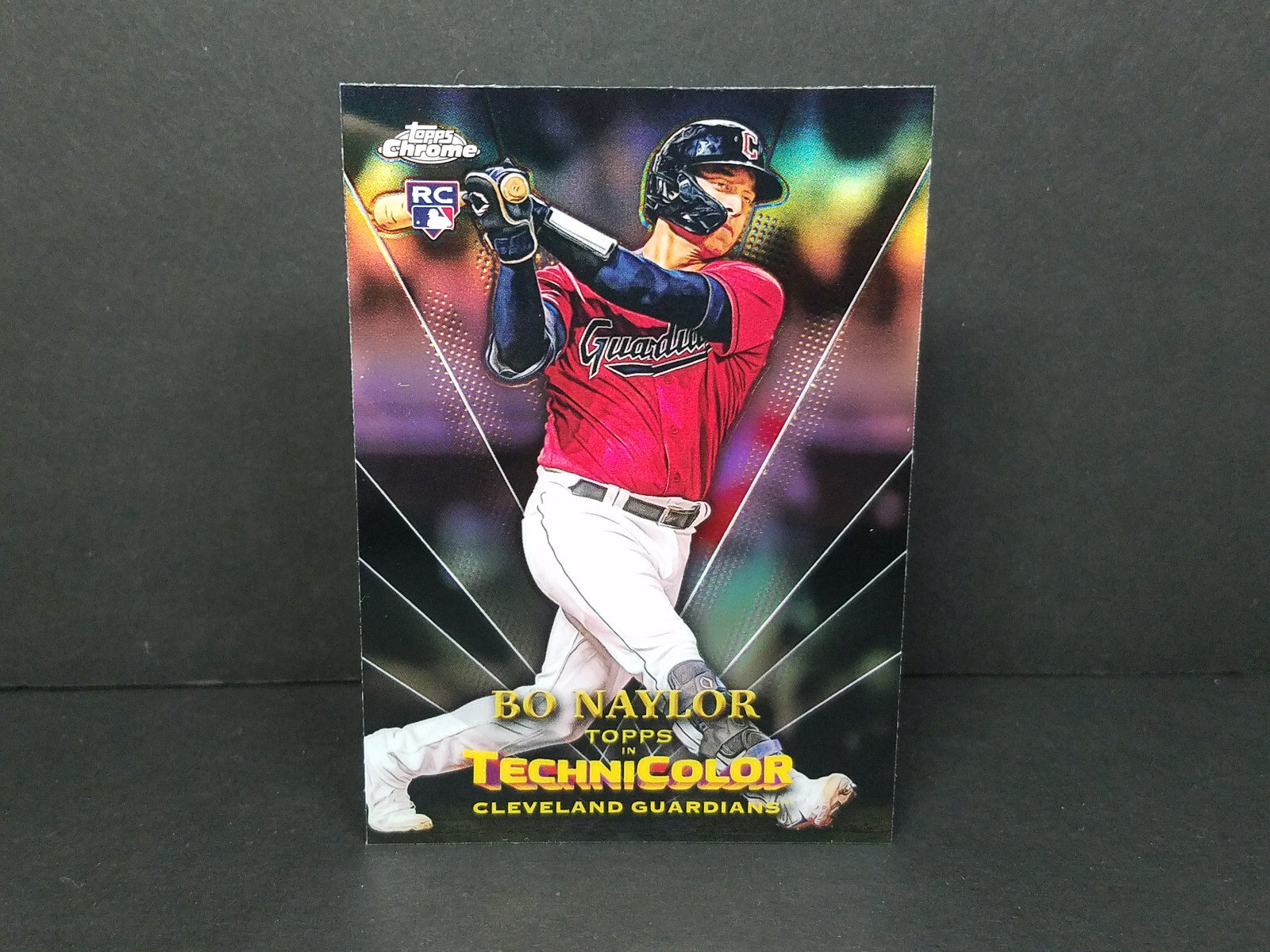 2023 Topps Chrome #TT-13 Bo Naylor, Guardians (RC) - Topps in Technicolor Insert