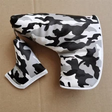 Camouflage Golf Putter Headcover Blade Club Putter Cover Magnetic Closure