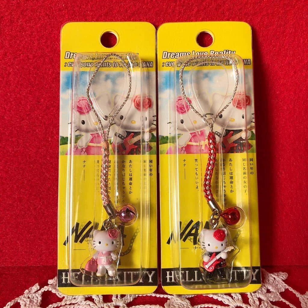 【eBay人気商品】Hello Kitty × NANA コラボグッズセット Hello Kitty Nana Collaboration Plush Mascot Nana Komatsu