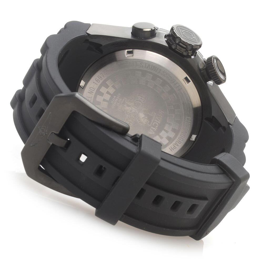 Invicta 16974 Men's I-Force Chrono Black Dial Silicone Band Invicta 16974 Men's I-Force Chrono Black Dial Silicone Band