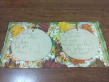 Handmade Motivational Saying Hanging Plaques Lot of 2 Clay Primitive Natural