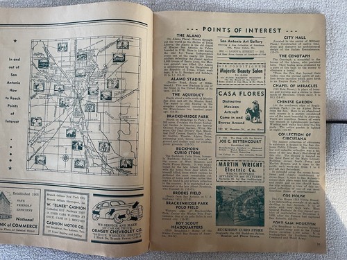 This Month in San Antonio Texas May 1945 Hotel Greeters Guide magazine - Picture 14 of 20