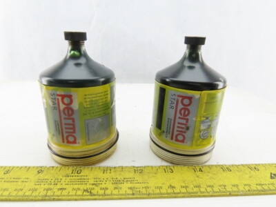 Perma Star M120 120cm3 Lubrication System Grease Cartridge Pot Lot Of 2
