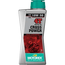 Motorex Cross Power 4T Motor Oil 10W-50 -1 Liter-Fully synthetic 4-stroke oil