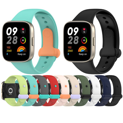 For Redmi Watch 3 Replacement Soft Silicone Sport Wrist Band Strap Bracelet Belt