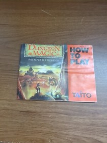 Dungeon Magic Nintendo Nes Complete CIB Authentic