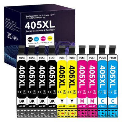 Set XXL Patronen Für Epson 405 XL WorkForce WF 3820 3825 4820 4825 4830 7840