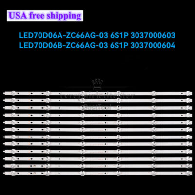New LED Strips (12) For Haier LED70D06A-ZC66AG-07 JVC LT70MCT300 RCA