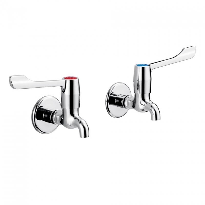 Armitage Shanks Markwik bib taps in chrome. S8270AA Quarter turn basin taps