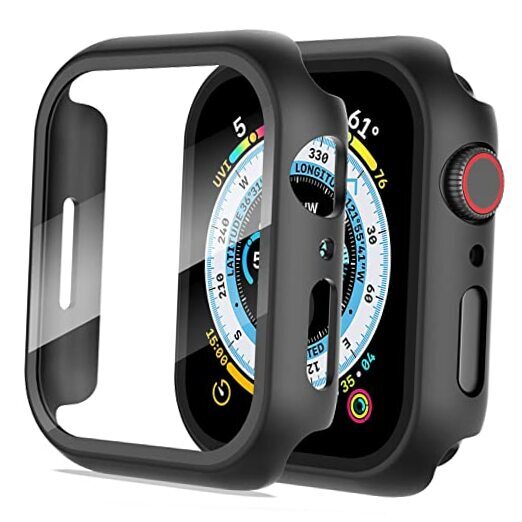 Suoman 2-Pack for Apple Watch Series 9/8/7/6/5/4/Series SE/SE 2 All 41mm Black
