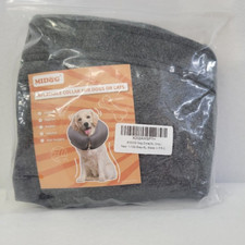 Midog Inflatable Dog Collar Surgery Recovery Size XL Grey - New Open Box