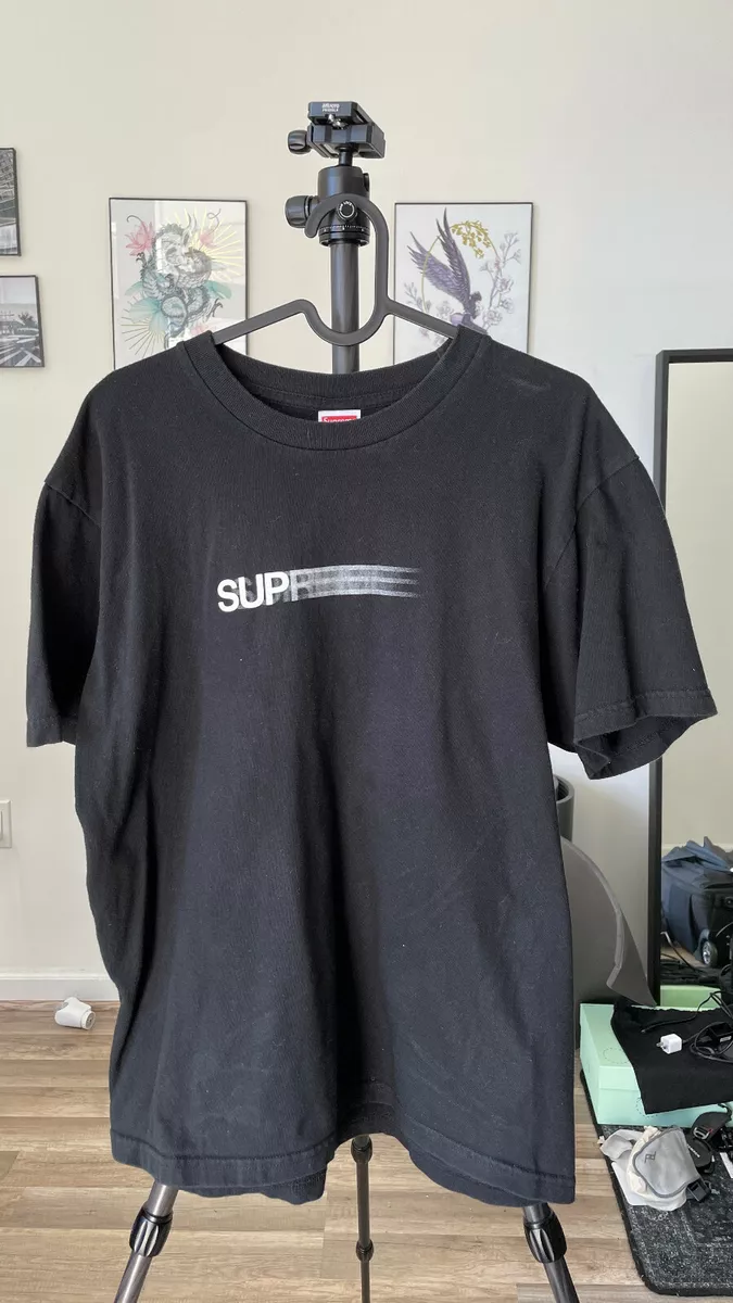 Supreme Motion Logo Tee Black S - Tシャツ/カットソー(半袖/袖なし)