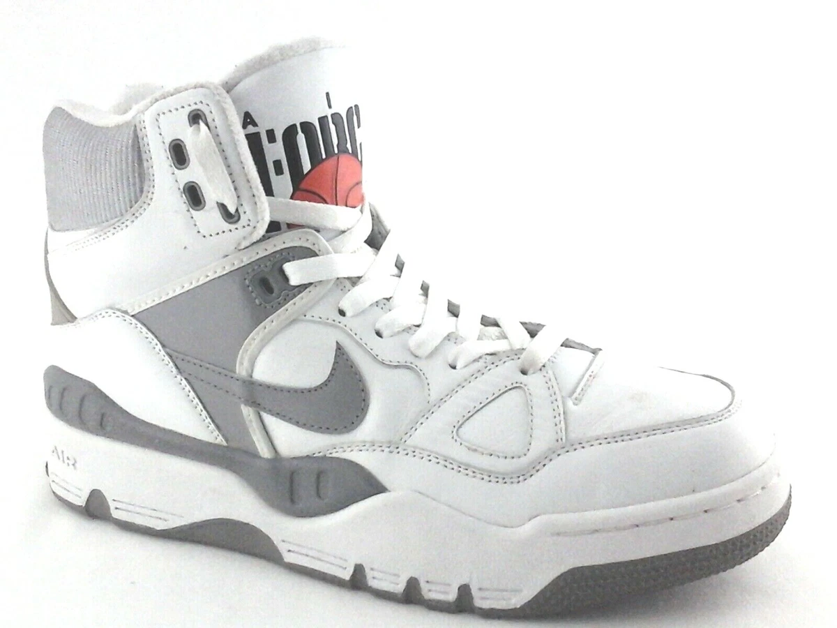 NIKE AIR FORCE III Basketball Shoes White High Top Mens US 9 EU 42.5 RARE  SAMPLE