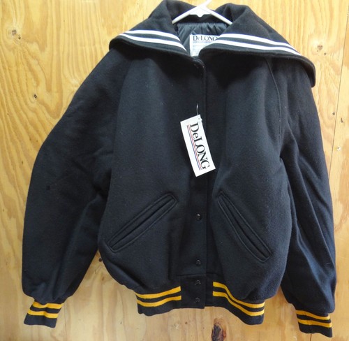 DELONG VARSITY / CHEER JACKET BLACK 
