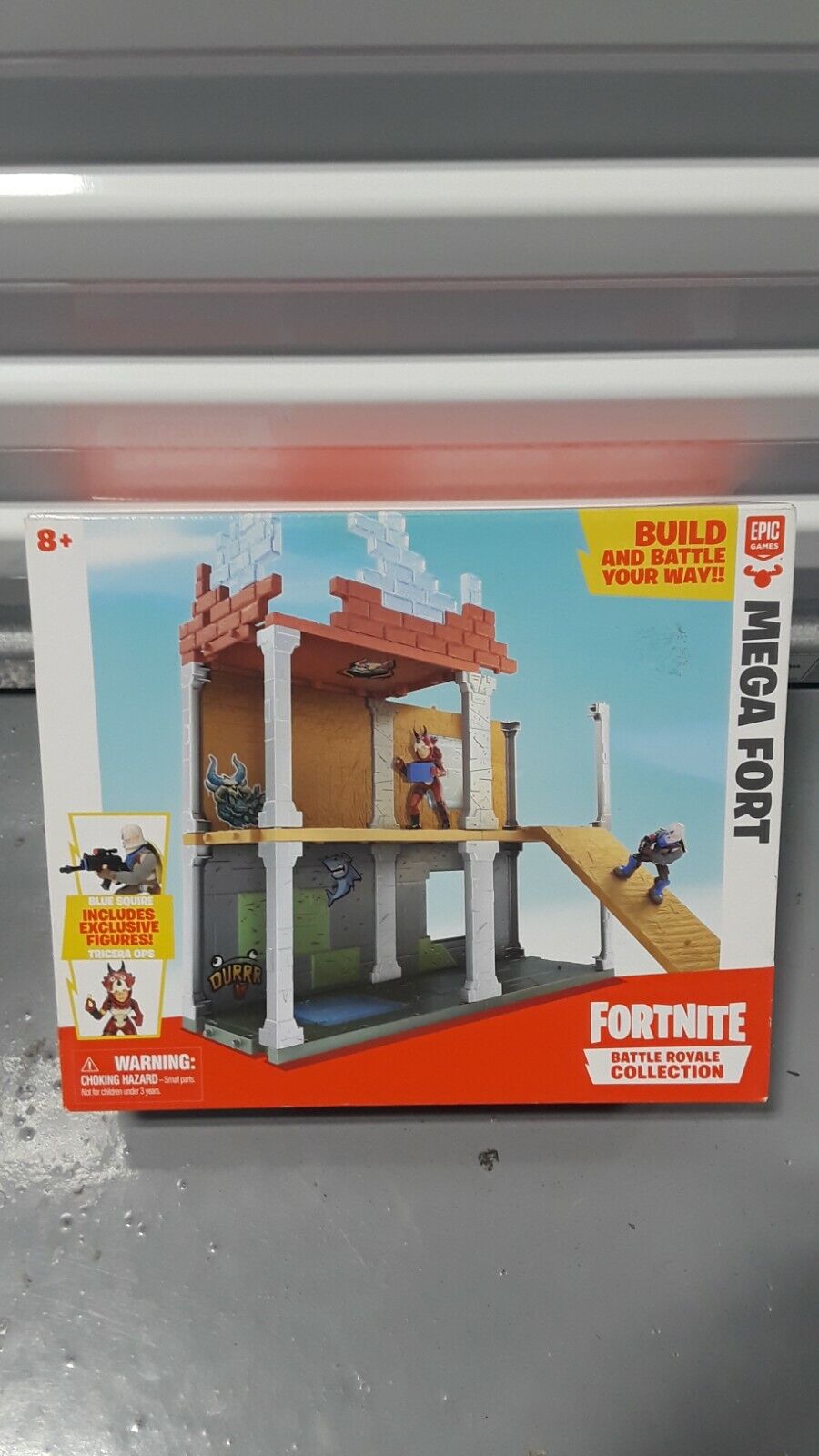 Fortnite 63511 Battle Royale Collection Mega Fort and 2 Exclusive Figures  Tricera Ops and Blue Squire, Multicoloured by Fortnite - Shop Online for  Toys in the United Arab Emirates