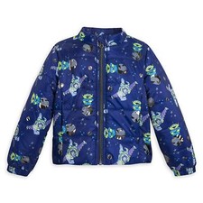 Disney Store Toy Story Buzz Lightyear Boy Lightweight Quilted Jacket Size 5/6
