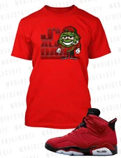 Mens Sneaker T J's All Day Tee Shirt To Match J6 Toro Bravo Shoe Weed Joints Bud