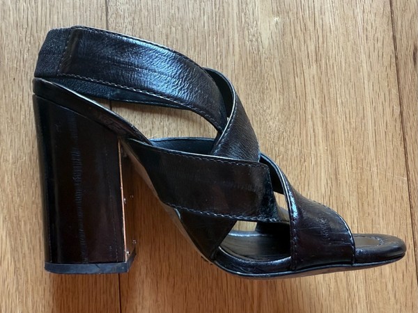 Riemchensandalen, sexy Dolce & Gabbana, mit verspiegeltem Innenabsatz!   35