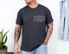 Fathers day gift, personalized Dad shirt, best dad ever shirt, costum gift, gift