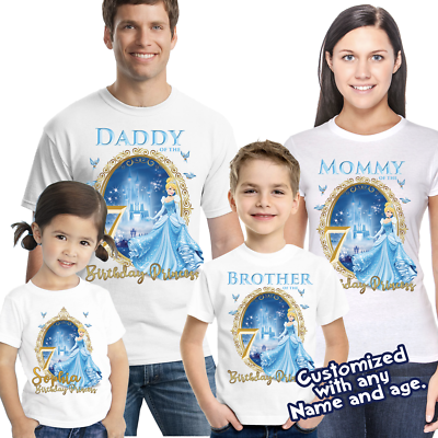 Cinderella birthday shirt, disney 